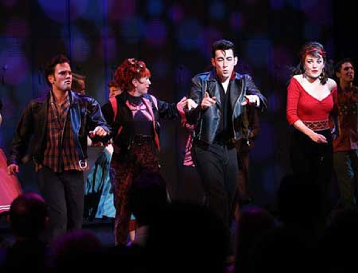 Max Crumm, Laura Osnes and ensemble at 