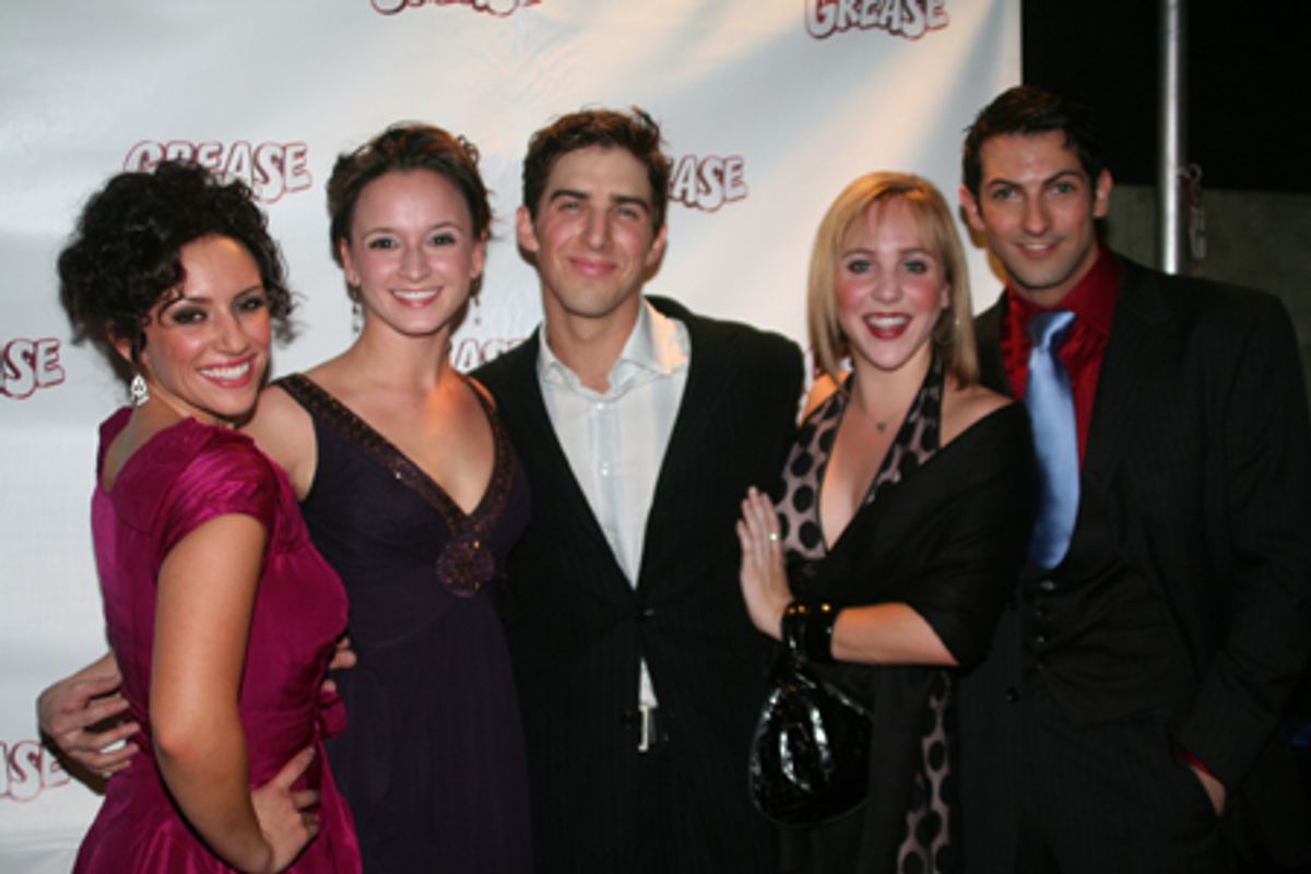 Natalie Hill, Emily Padgett (Ensemble), Cody Green (Ensemble), Anna Aimee White (Ensemble), and Josh Franklin (Ensemble) at 