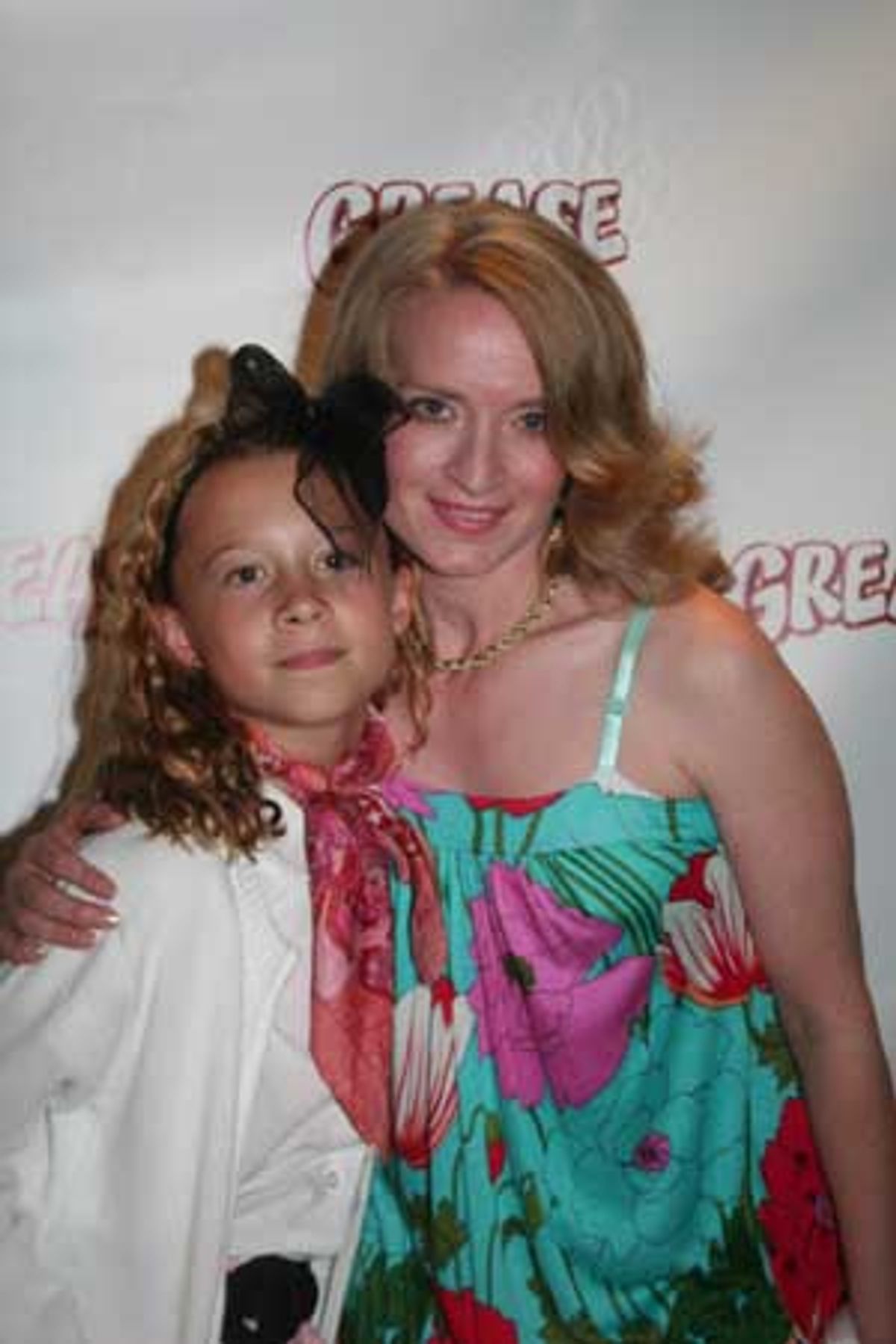 Joyce Chittick (Assistant Choreographer) with her niece Zoe at 