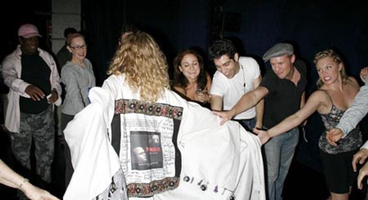 Amber Stone and cast members at 