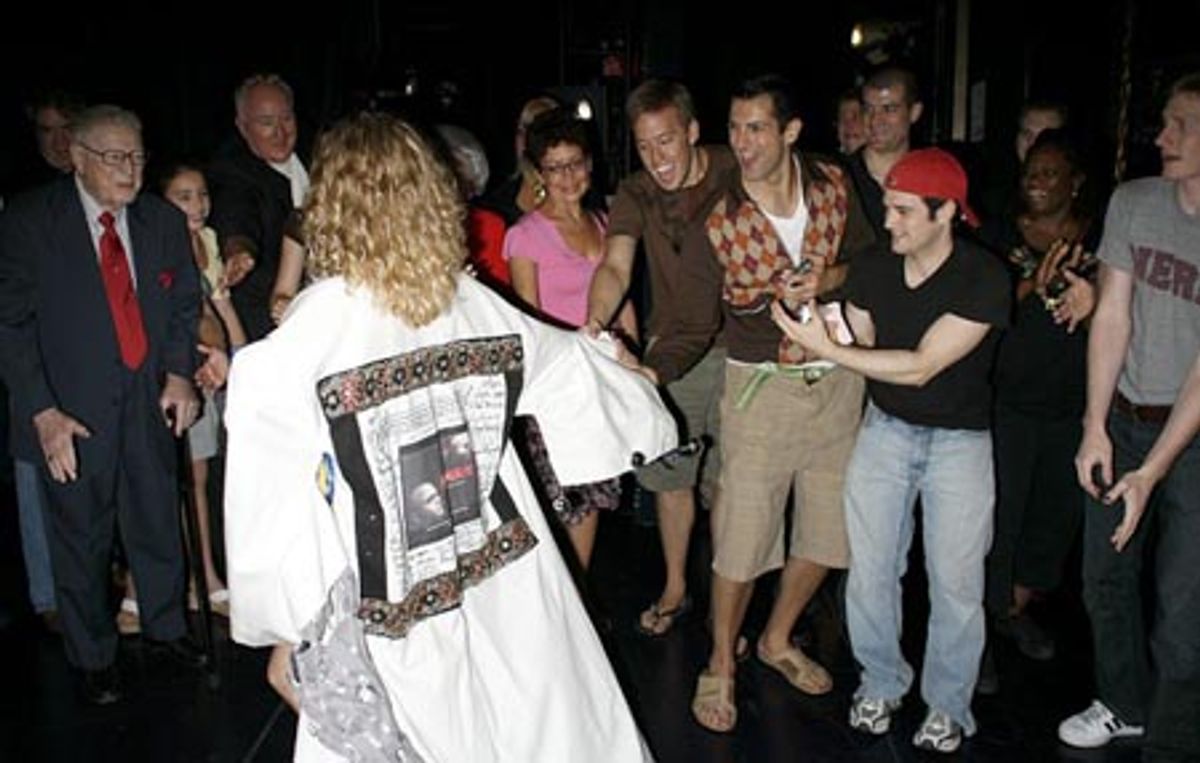 Amber Stone and cast members at 