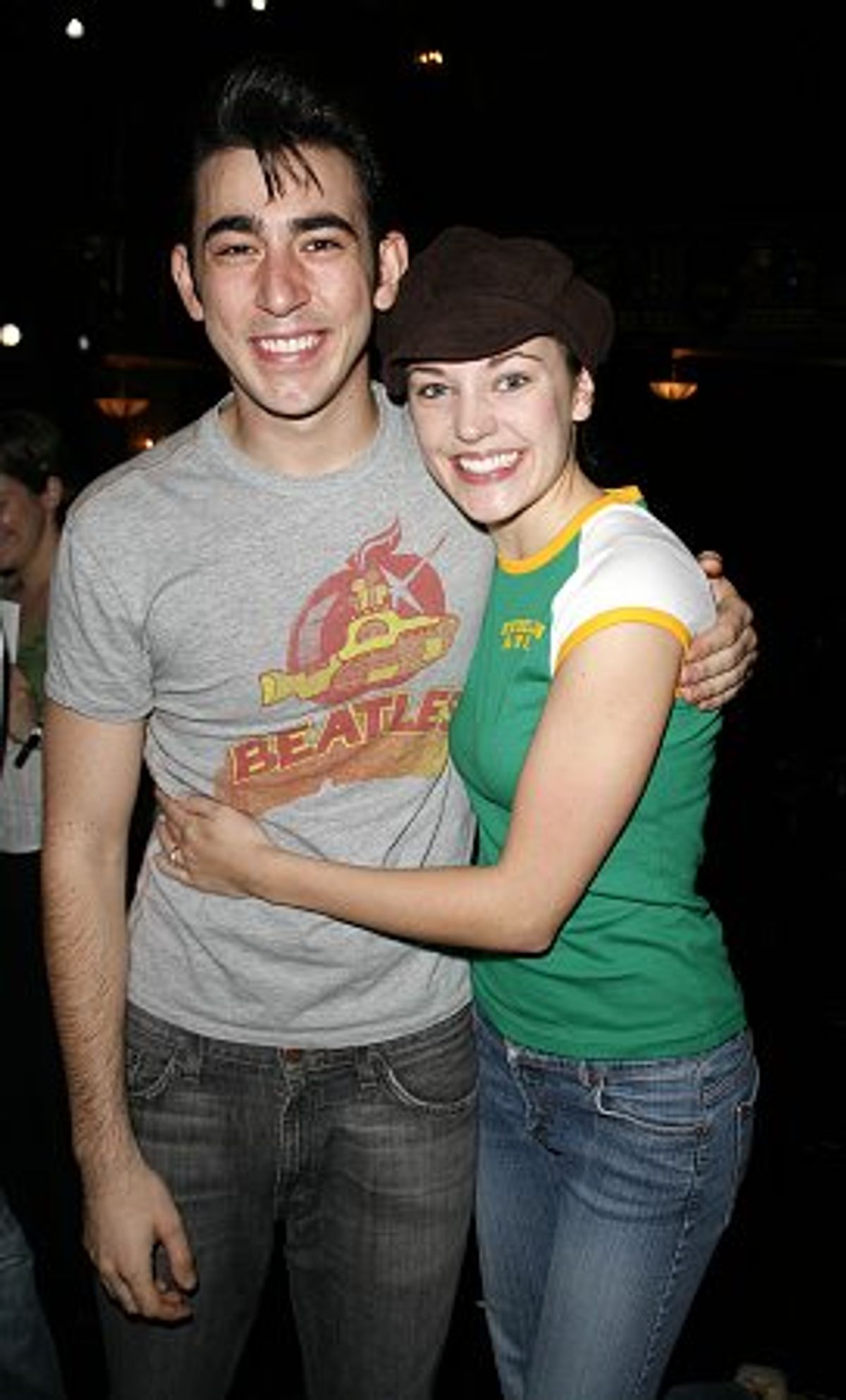 Max Crumm and Laura Osnes at 