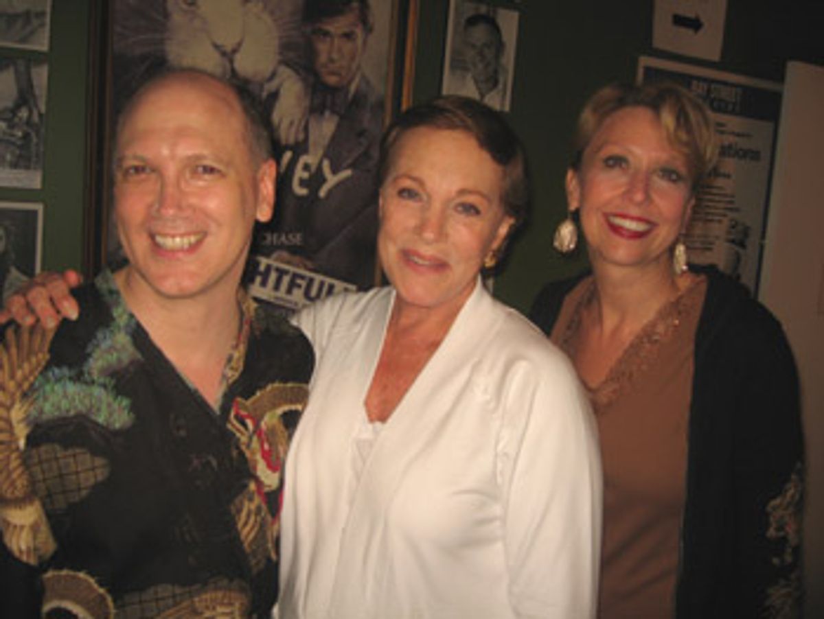 Charles Busch, Julie Andrews and Julie Halston at 