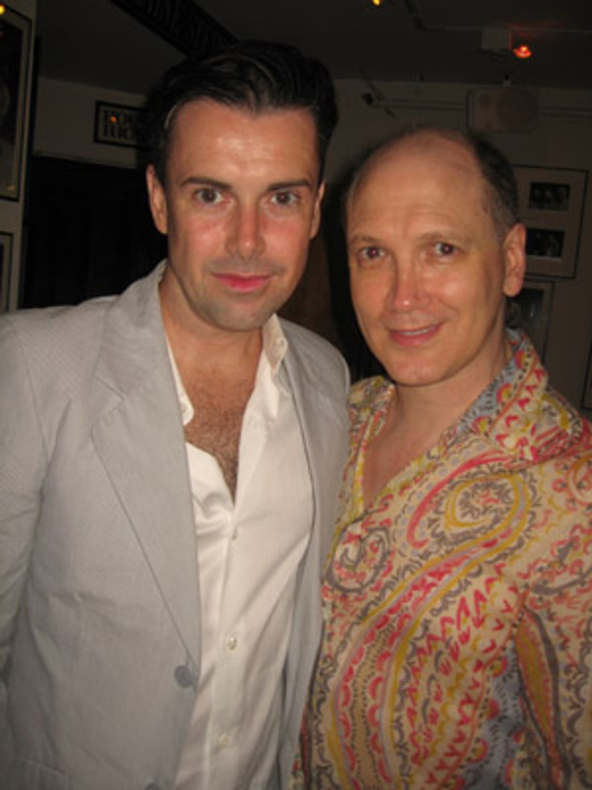 Matt McGrath and Charles Busch at 