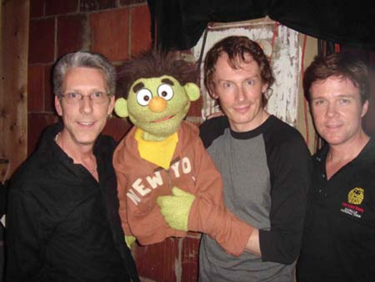 Larry Baker, with Nicky, Christian Anderson and James Darrah

  at 