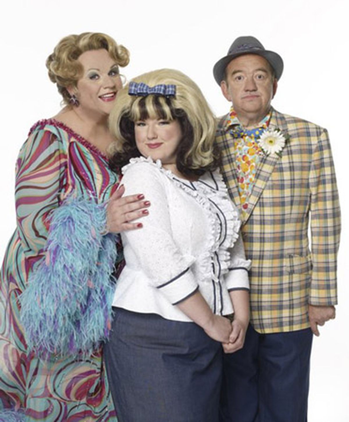 Michael Ball, Leanne Jones and Mel Smith at 