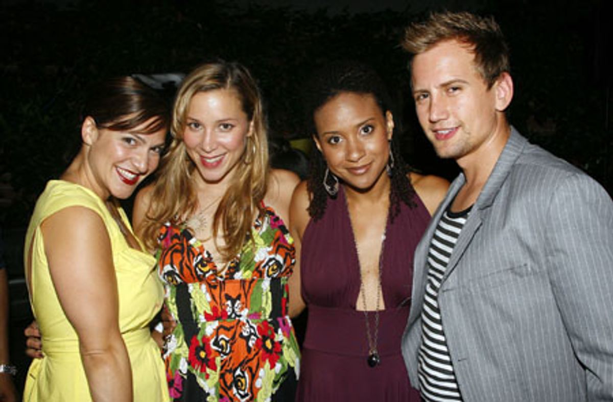 Shoshana Bean, Becky Baeling, Tracie Thoms and Chris Isaacson at 