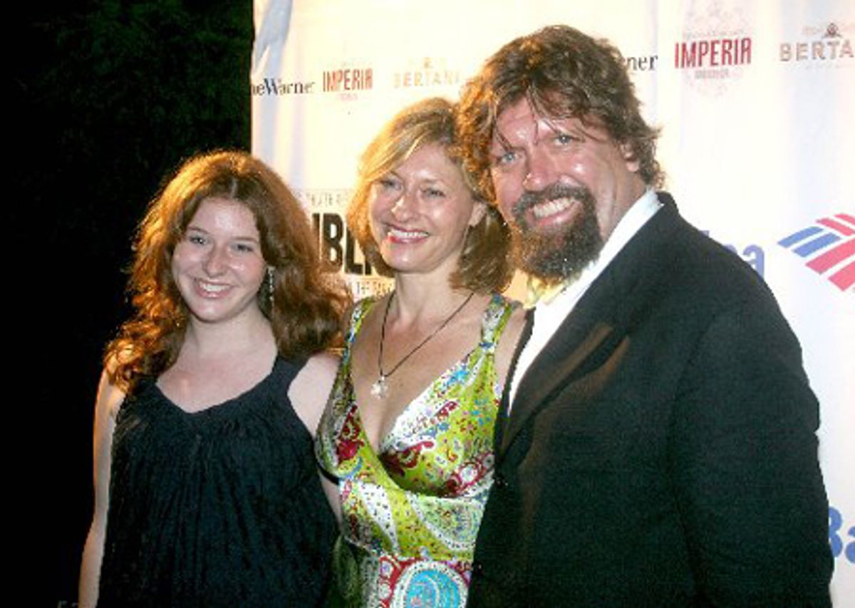 Oskar Eustis and family at 