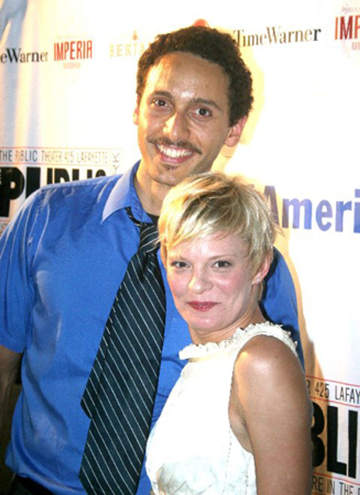 Elliot Villar and Martha Plimpton at 