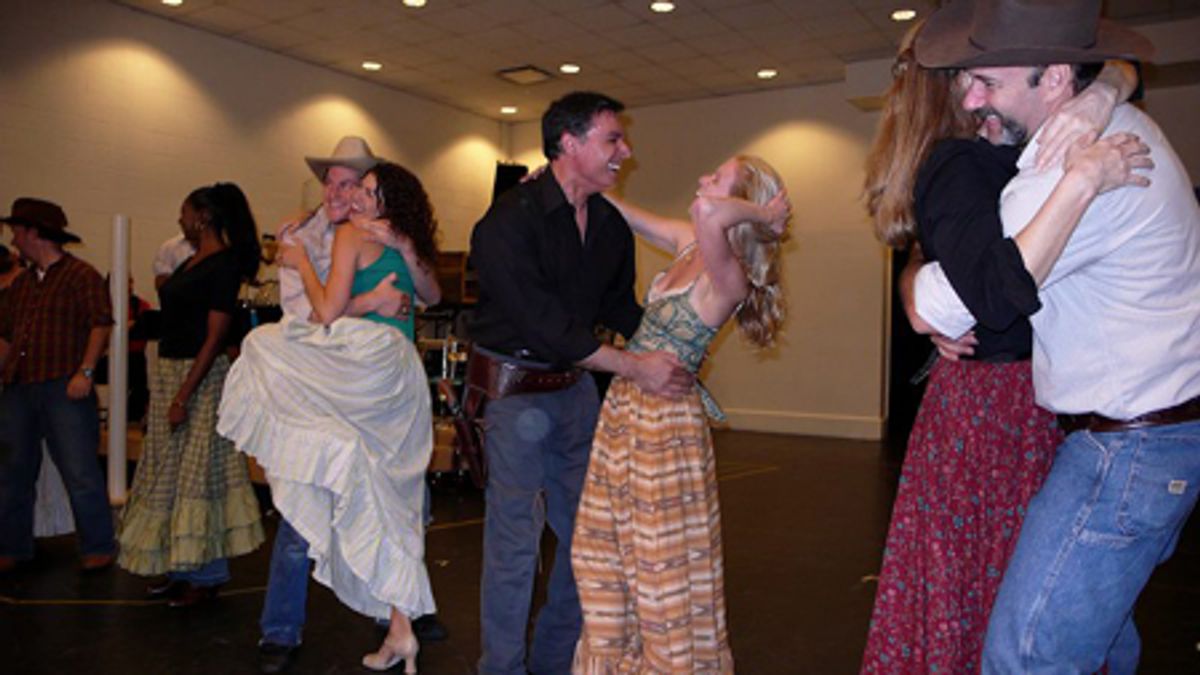 Robert Cuccioli, Lauren Kennedy and ensemble at 