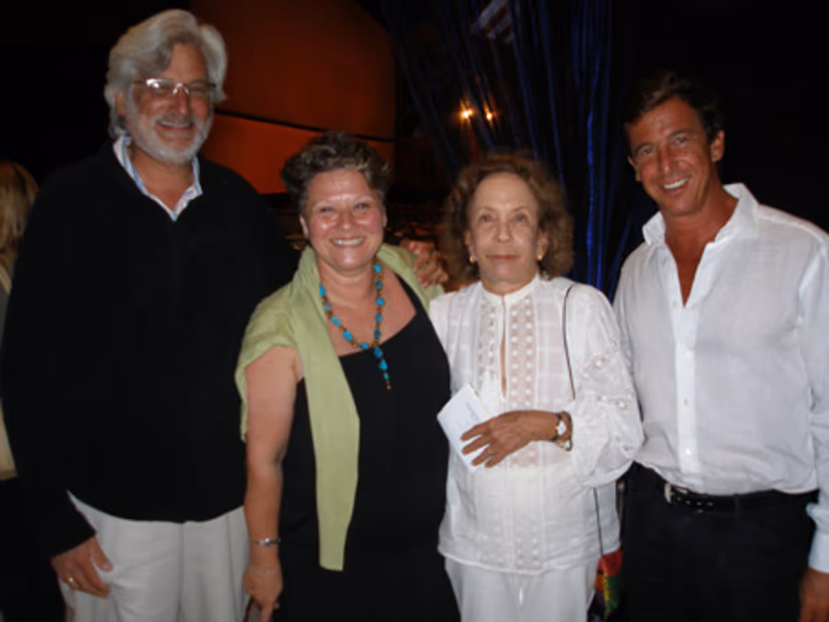 Paul and Christina Strassfield, Babara Slifka and Randy Slifka at Picasso at the Lapin Agile Opens