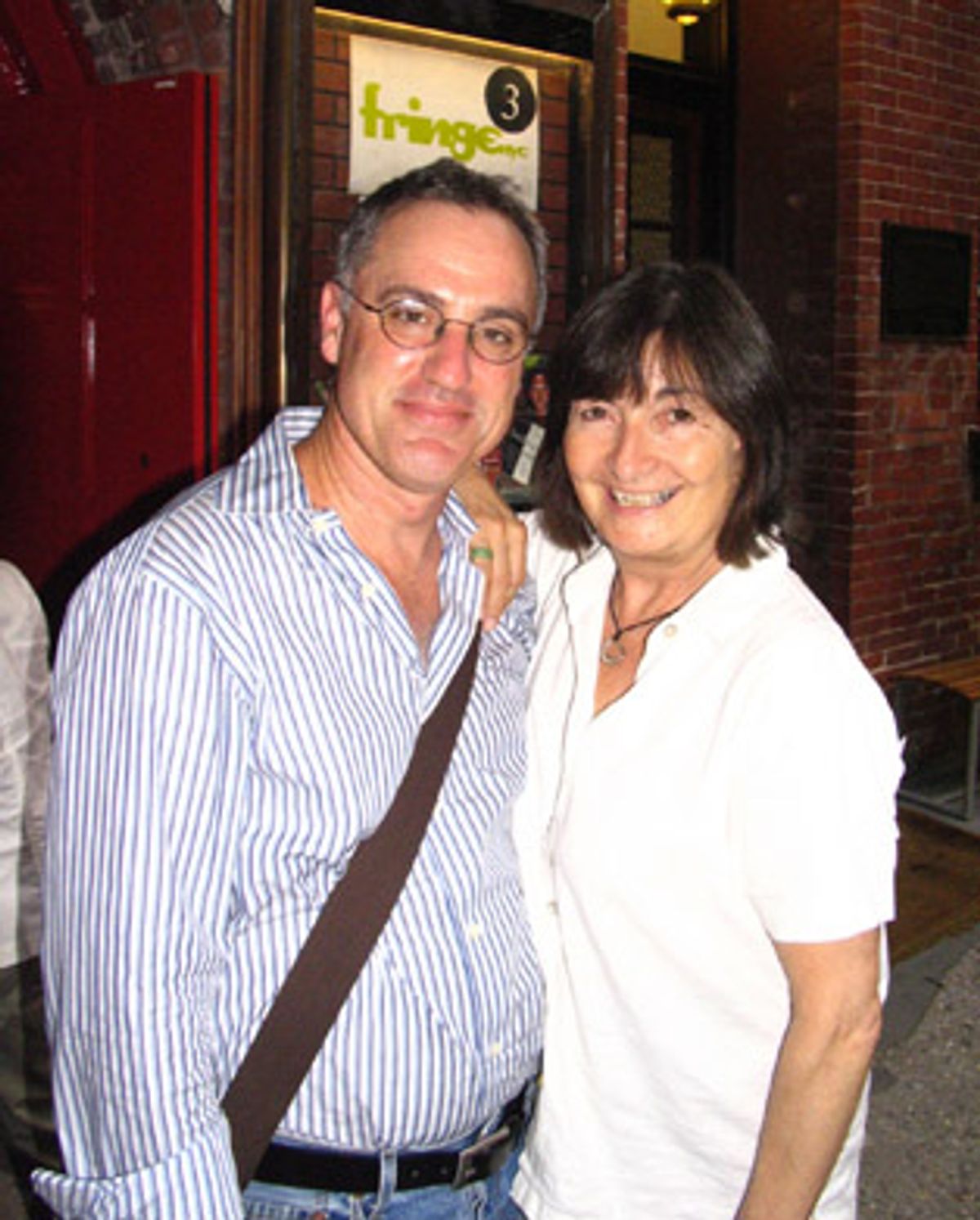 Mark Brown and Lynne Taylor-Corbett at 'Asking for It' Opening Night