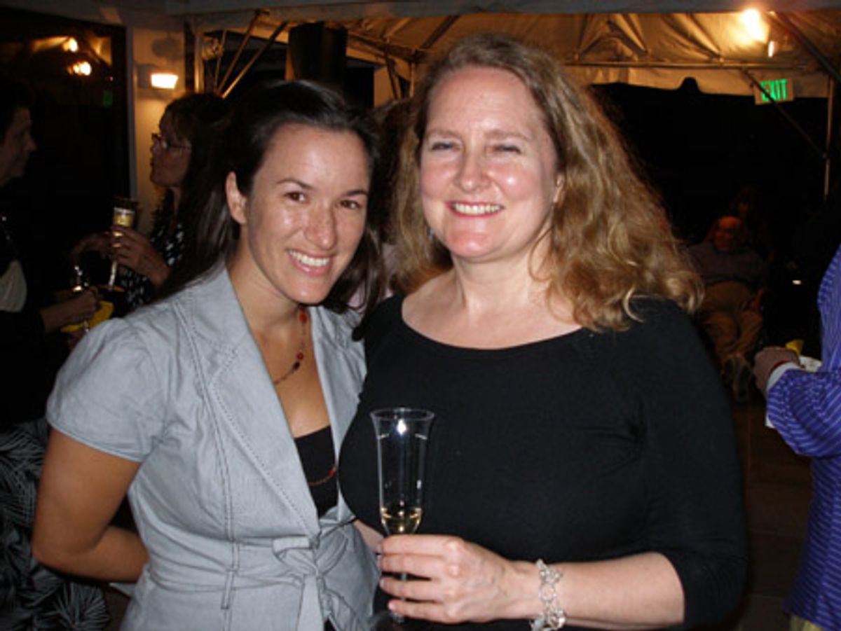 Nina Capelli and Kitty Loving at Harold Clurman Festival of the Arts Reception