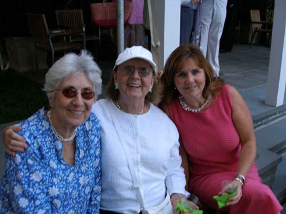 Jean Guest, Sybil Christopher and Julie Fitzgerald
 at 