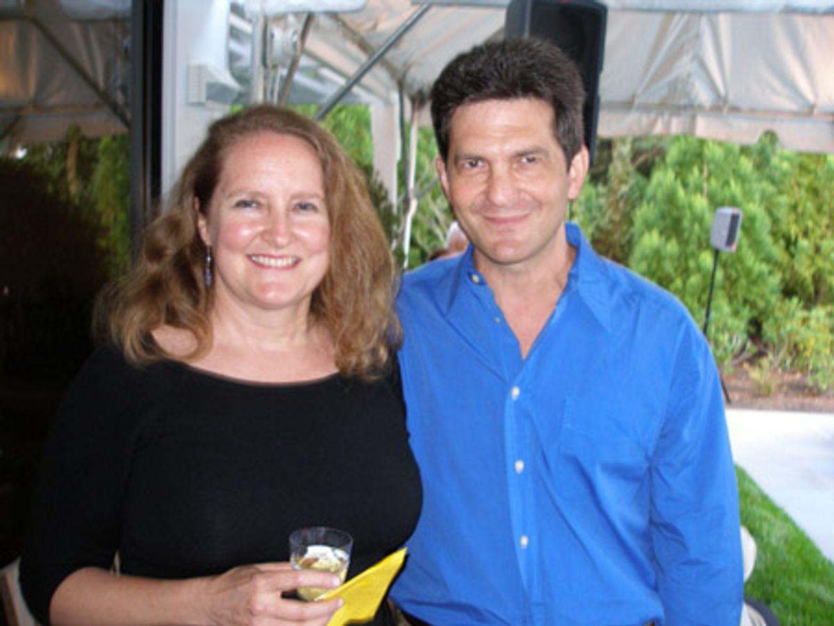 Kitty Loving and Tom Oppenheim at Harold Clurman Festival of the Arts Reception