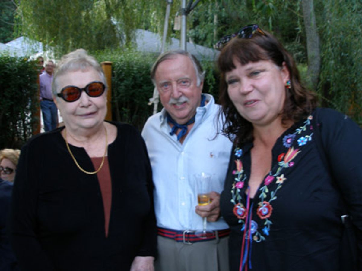 Ethel Watt, director Anthony Harvey and producer Patricia Watt
 at 