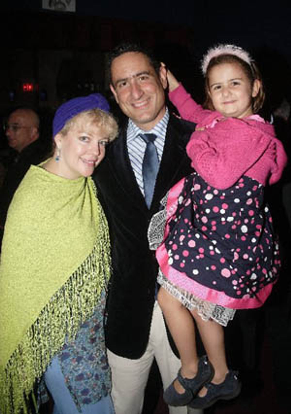 KT Sullivan with Joe Bachana and daughter
 at 