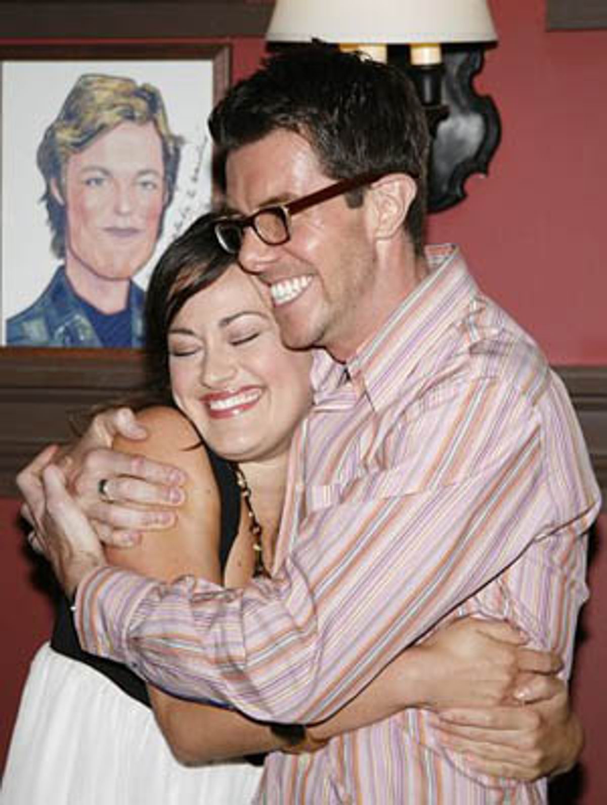 Ashley Brown and Gavin Lee at 