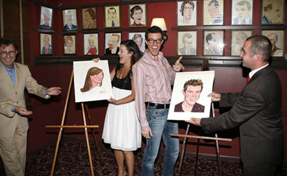 Ashley Brown and Gavin Lee at 