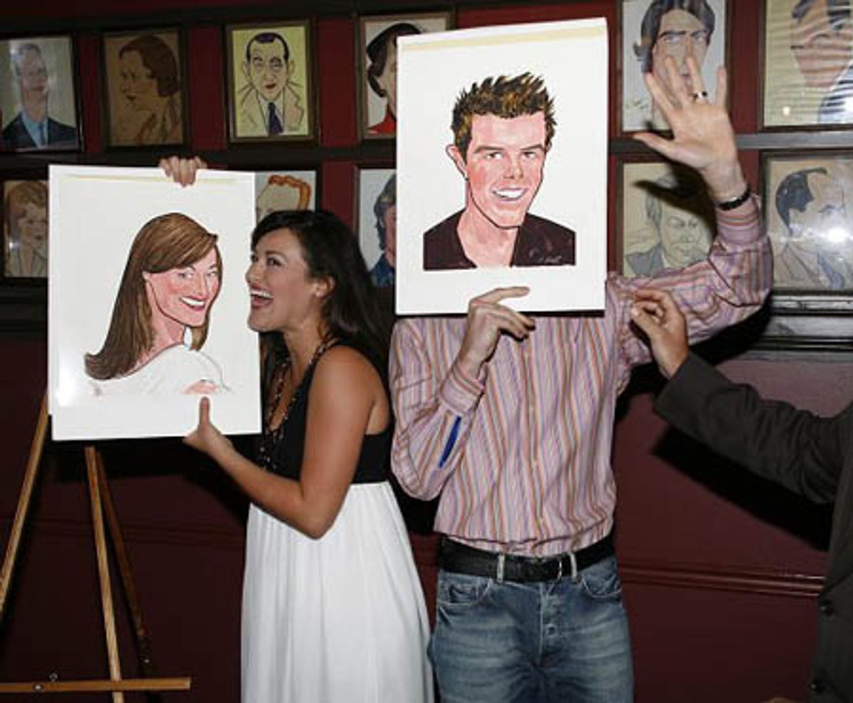 Ashley Brown and Gavin Lee at 