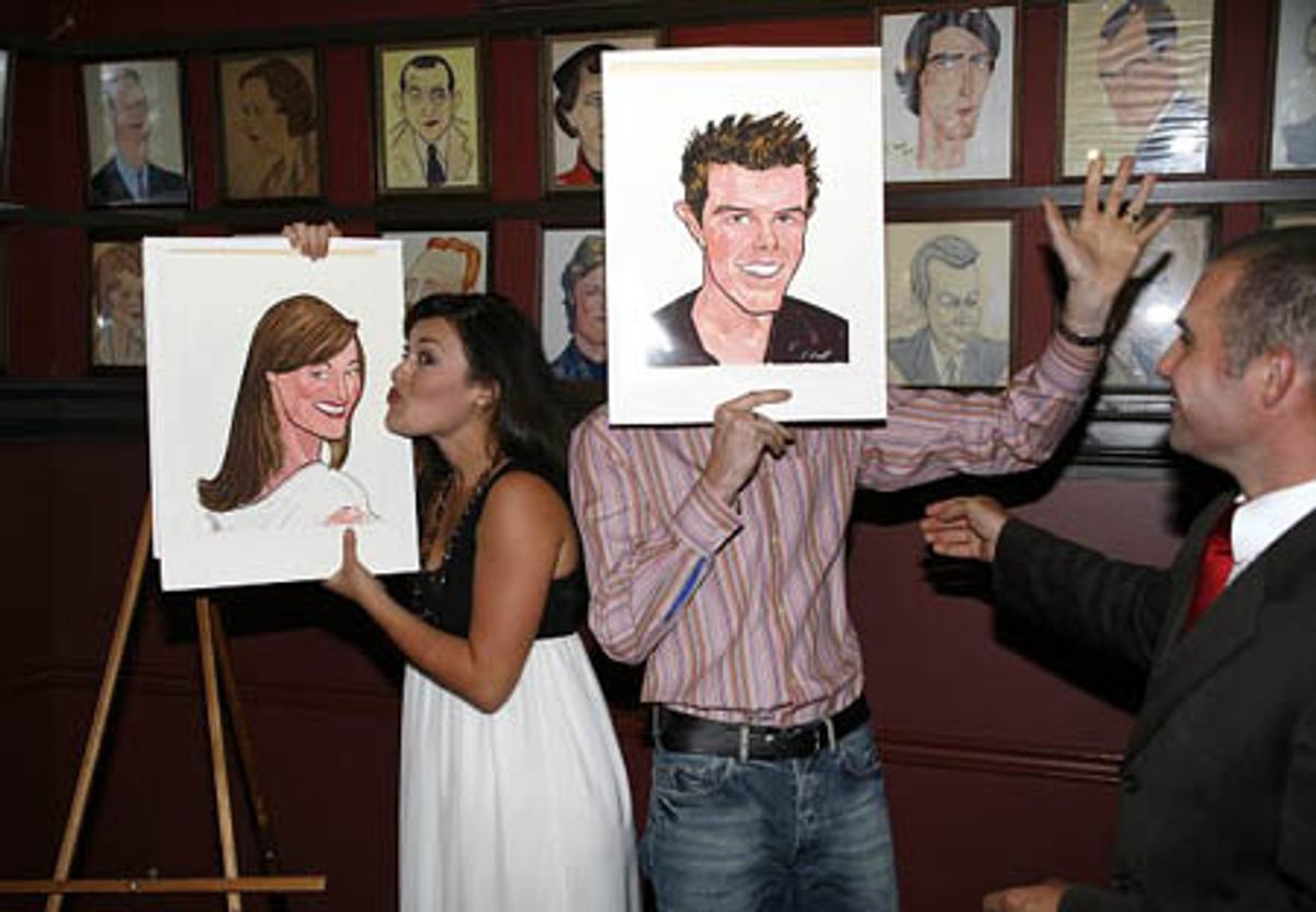 Ashley Brown and Gavin Lee at 