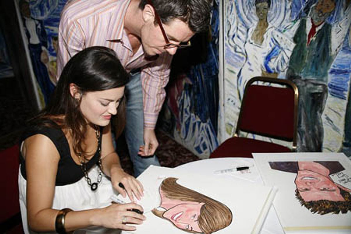 Ashley Brown and Gavin Lee at 