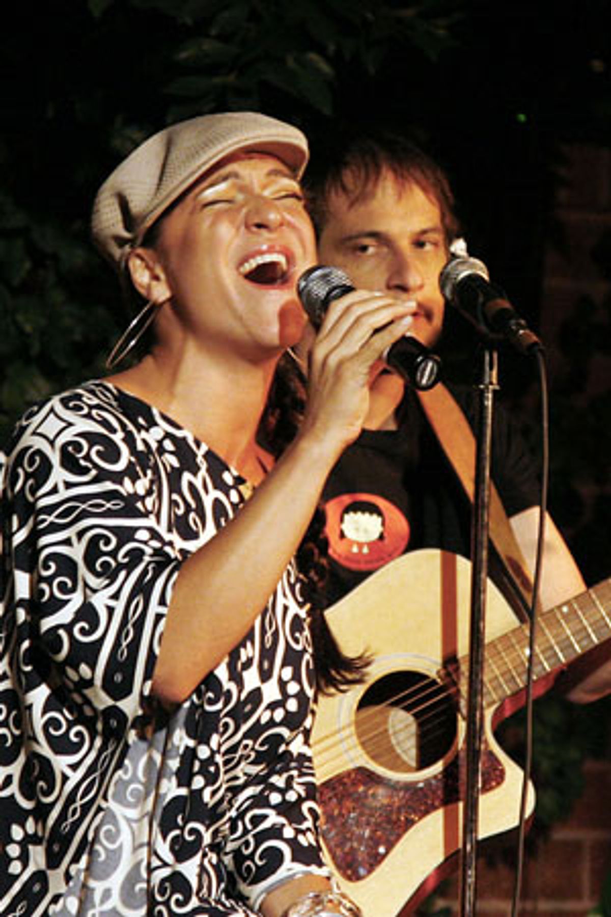 Shoshana Bean with Jason Paige at 