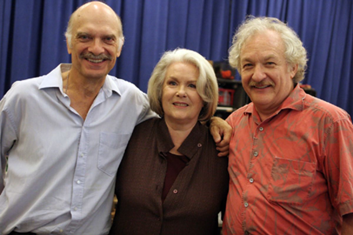 Walter Charles, Sally Ann Howes and Tim Jerome at 