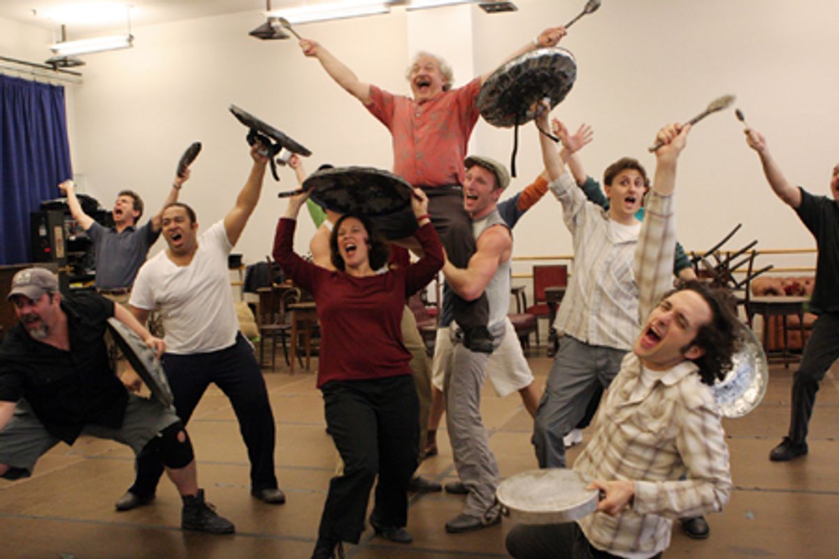 Tim Jerome with the company of My Fair Lady at 