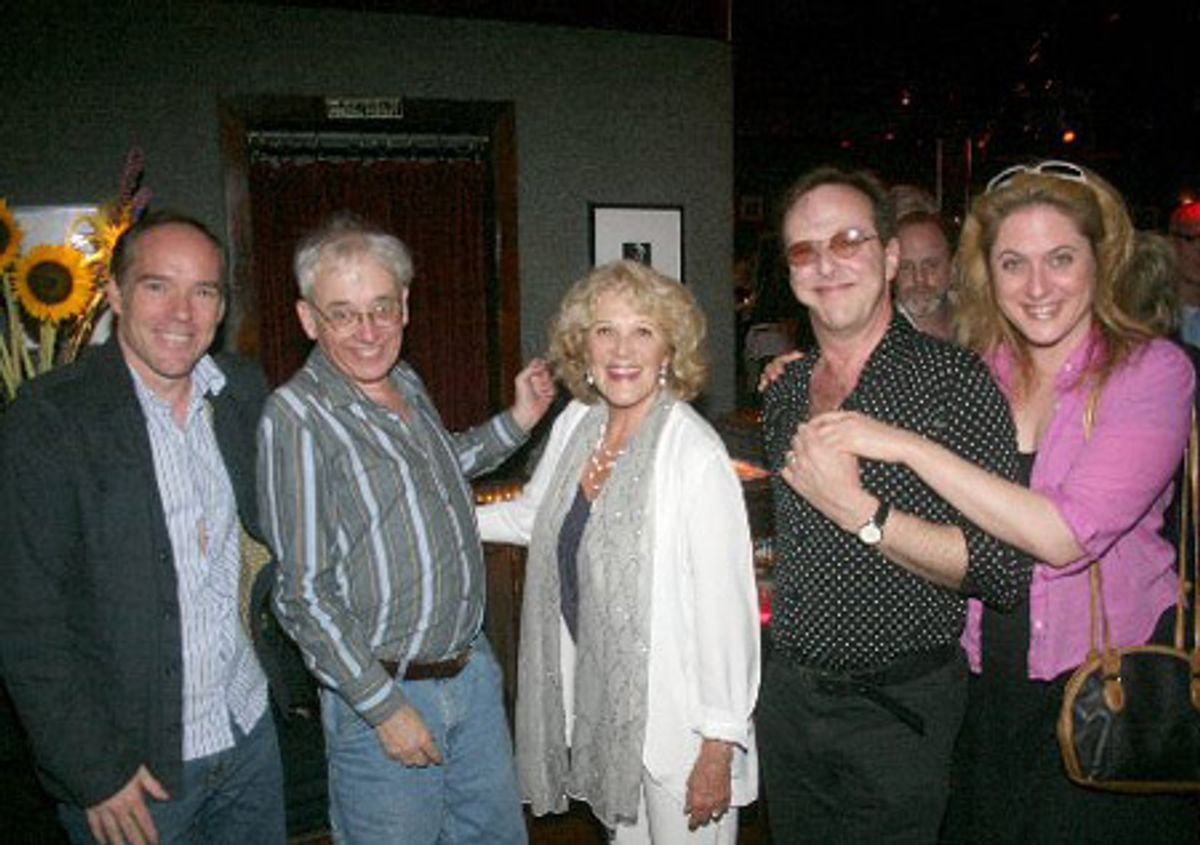 l-r: Michael Winther, Austin Pendleton, Linda Lavin, Edward Hibbert and Lisa Lambert at 