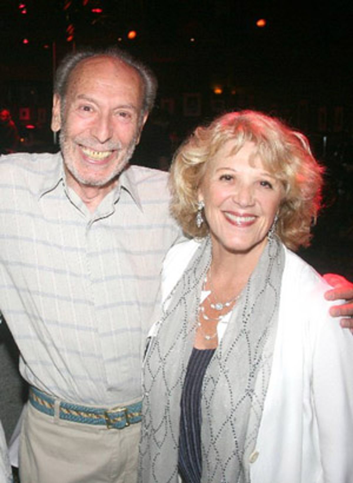 Broadway Director Melvin Bernhardt and Linda Lavin at 