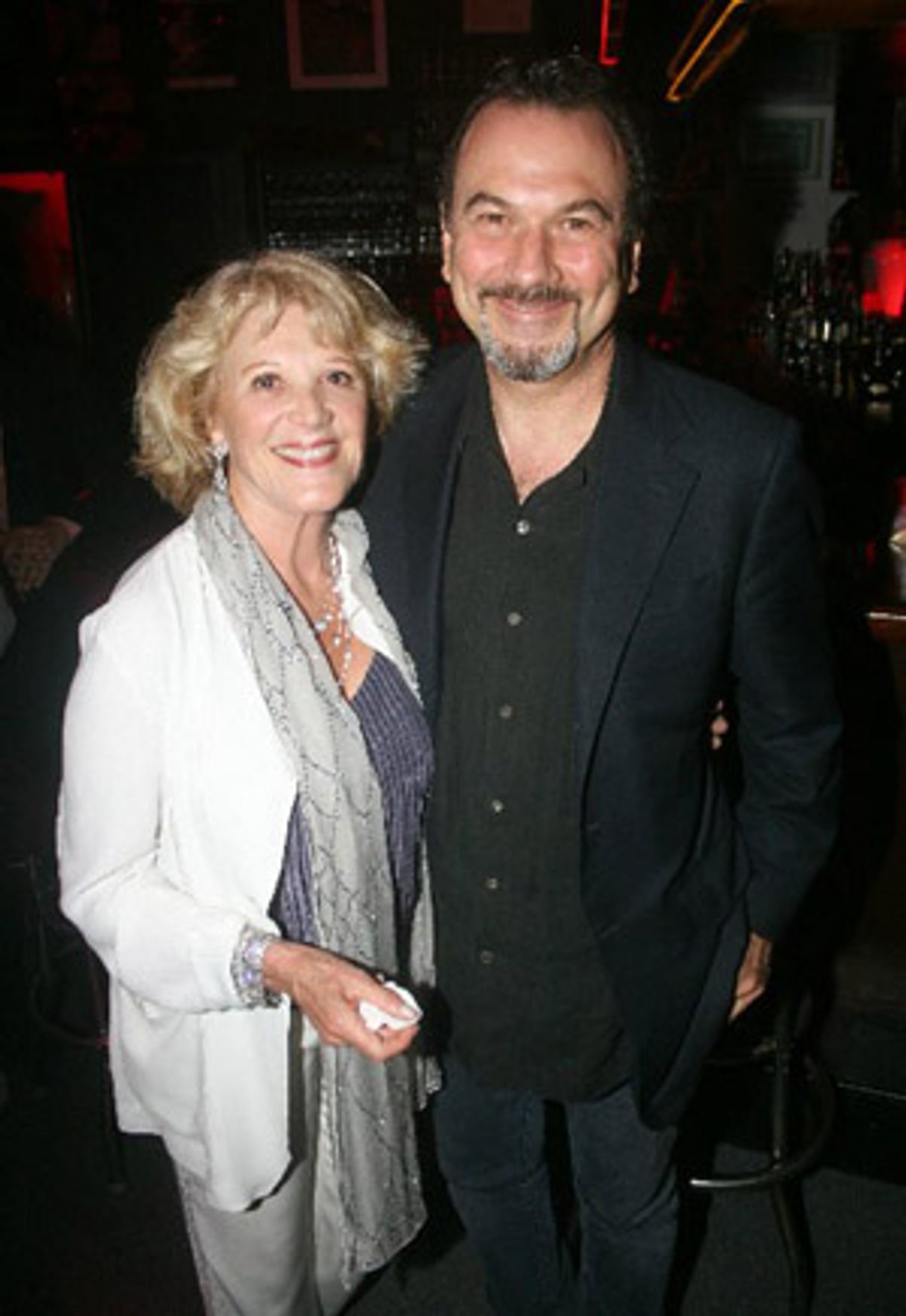 Linda Lavin and Russ Titelman at 