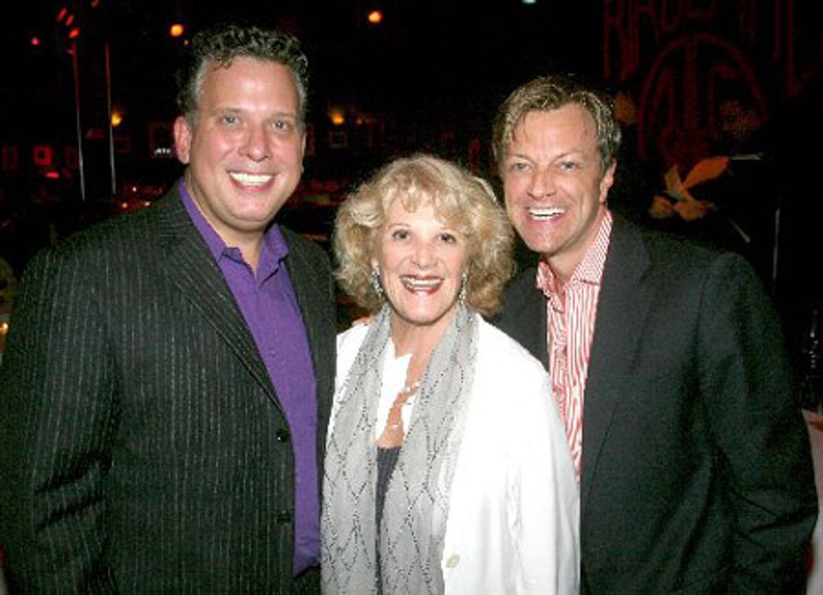 Billy Stritch, Linda Lavin and Jim Caruso at 