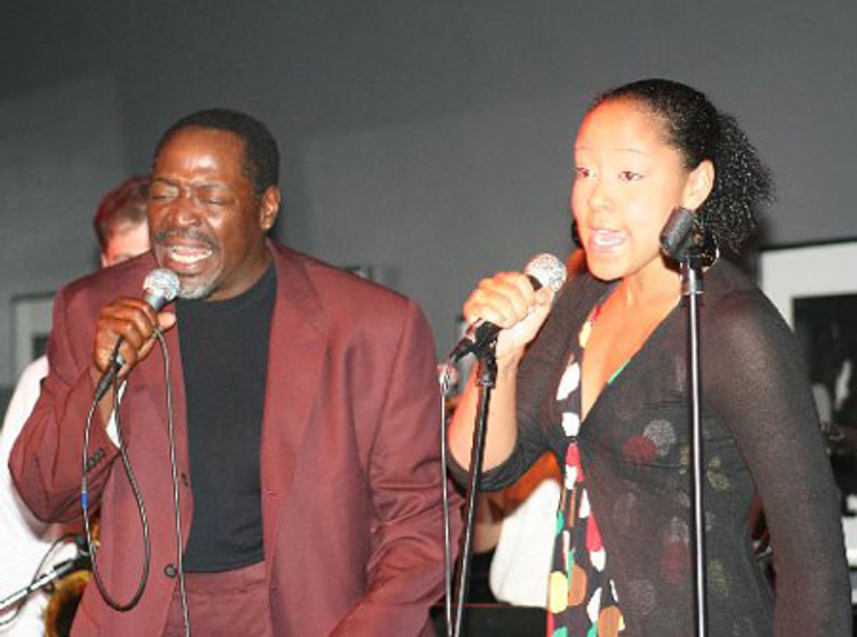 Chuck Cooper and daughter Lilli Cooper at 