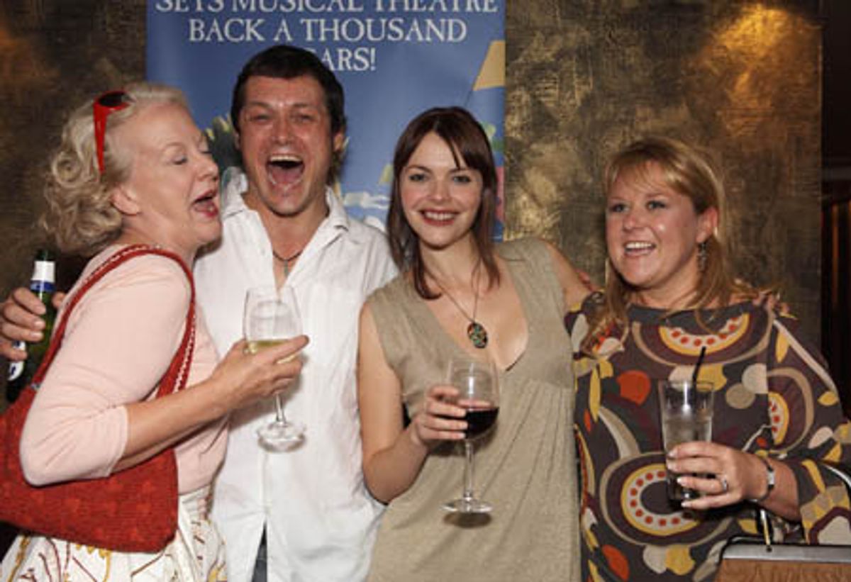 Susie Blake, Bill Ward (Spamalot), Kate Ford and Wendi Peters at 
