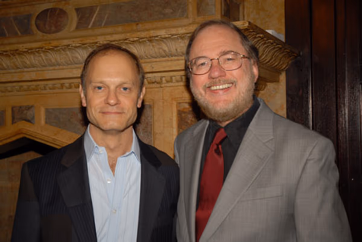 David Hyde Pierce and Rupert Holmes at Pierce & Neuwirth at Friar's Club 9/10