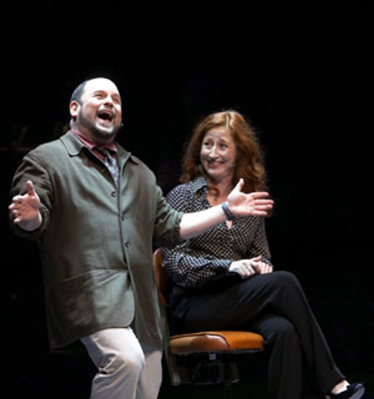 Jason Alexander and Vicki Lewis
 at 