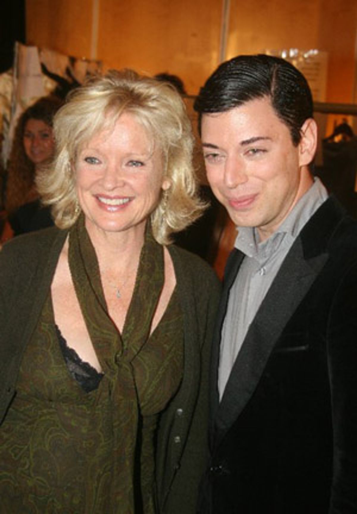 Christine Ebersole and Malan Breton at Ebersole at Malan's Spring 2008 Show