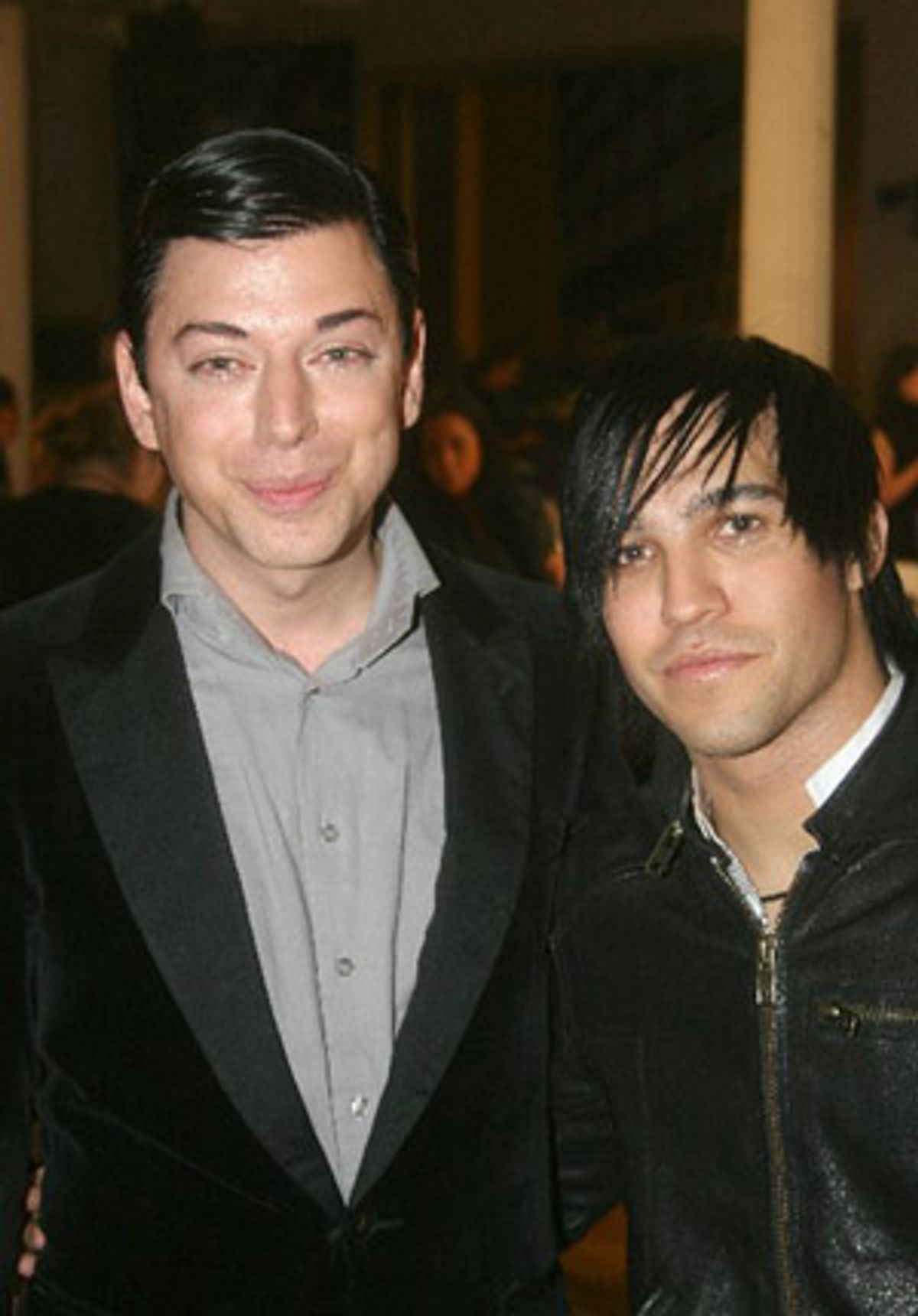Malan Breton and Pete Wentz at Ebersole at Malan's Spring 2008 Show