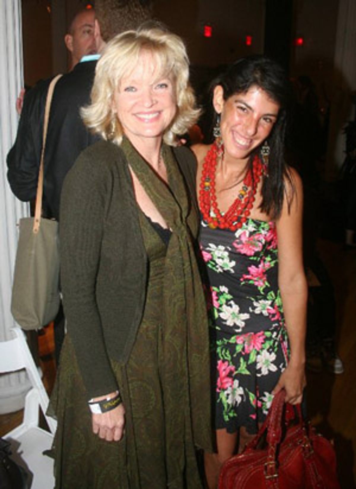 Christine Ebersole and Designer Esther Nash at Ebersole at Malan's Spring 2008 Show