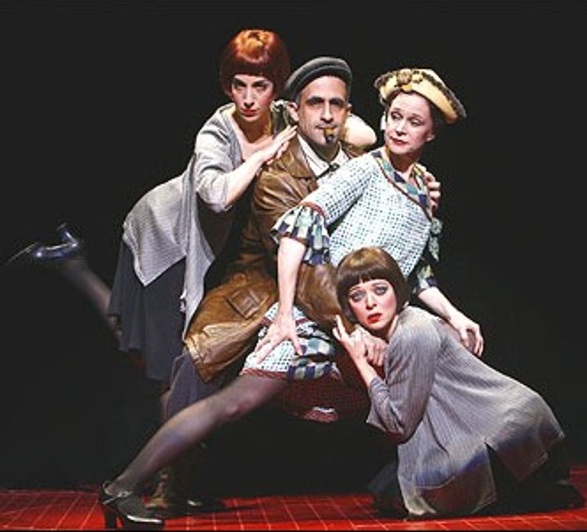  Ann Morrison in LoveMusik, with Rachel Ulanet, David Pittu and Judith Blazer at 