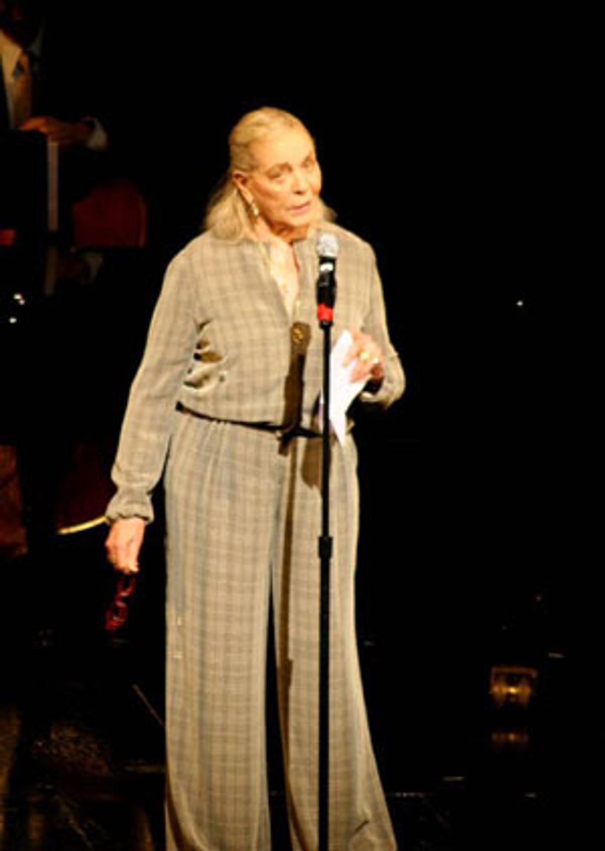 Lauren Bacall at Betty Comden Tribute, Great Women Salute