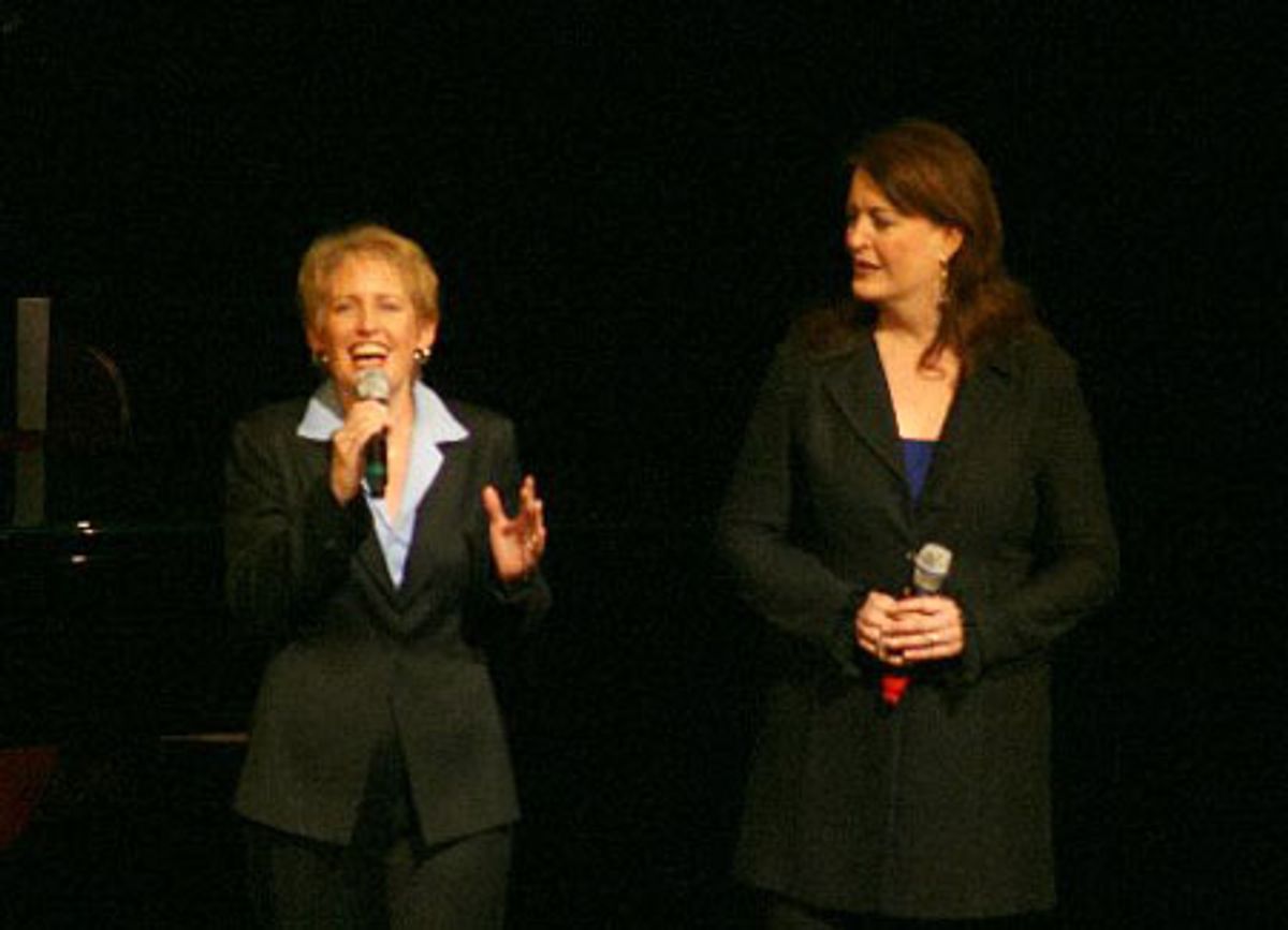 Liz Callaway and Ann Hampton Callaway at Betty Comden Tribute, Great Women Salute