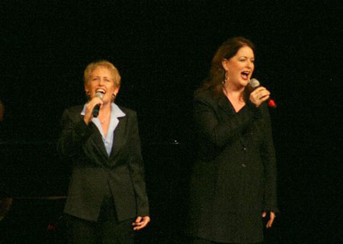 Liz Callaway and Ann Hampton Callaway at Betty Comden Tribute, Great Women Salute