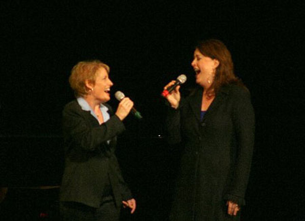 Liz Callaway and Ann Hampton Callaway at Betty Comden Tribute, Great Women Salute