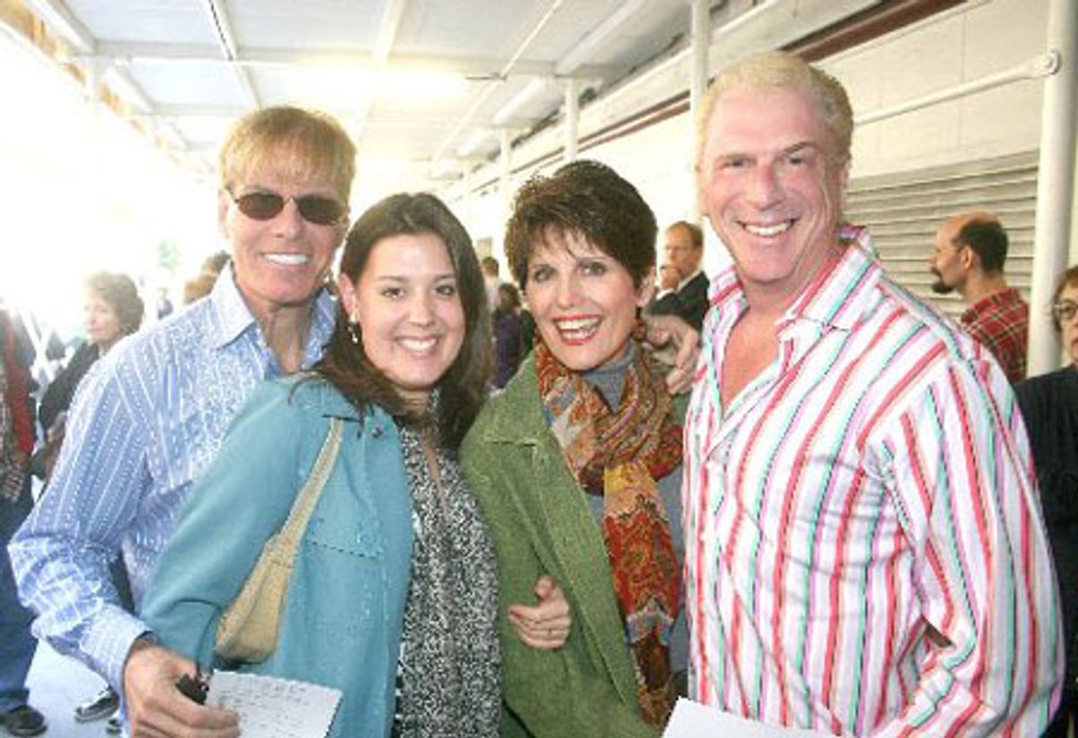 Chuck Stefan, Katie Luckinbill, Lucie Arnaz and Ron Abel at 