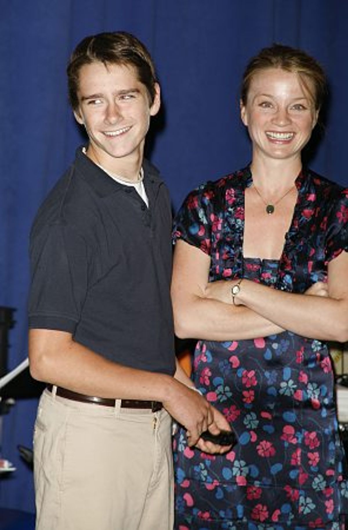 Christian McCarthy Johansen and Margot White

 at 