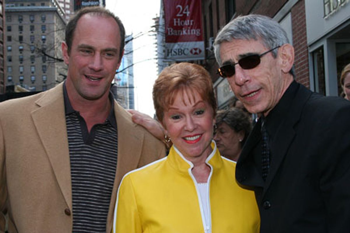 Christopher Meloni, Elaine Orbach and Richard Belzer at 