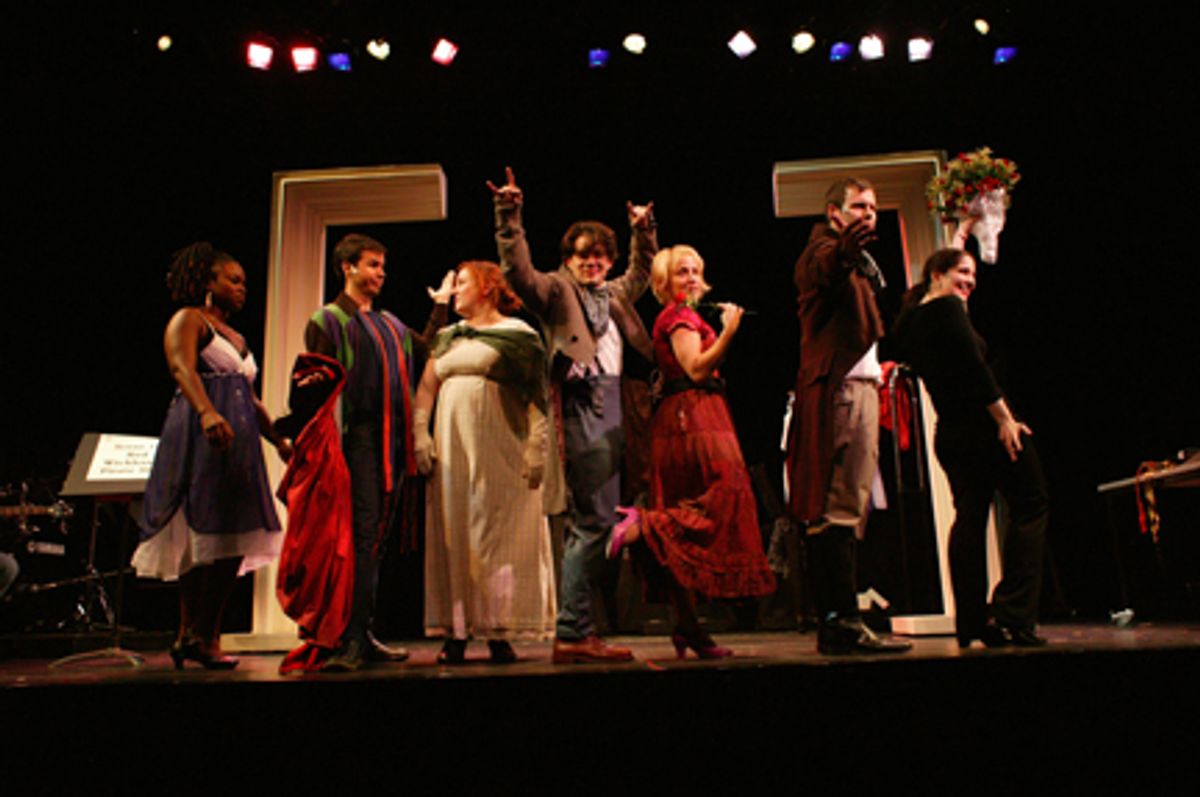 Stacey Sargeant, Stephen Bel Davies, Lisa Asher, Paul Wyatt, Amy Goldberger, George Merrick and Stephanie D'Abruzzo at 