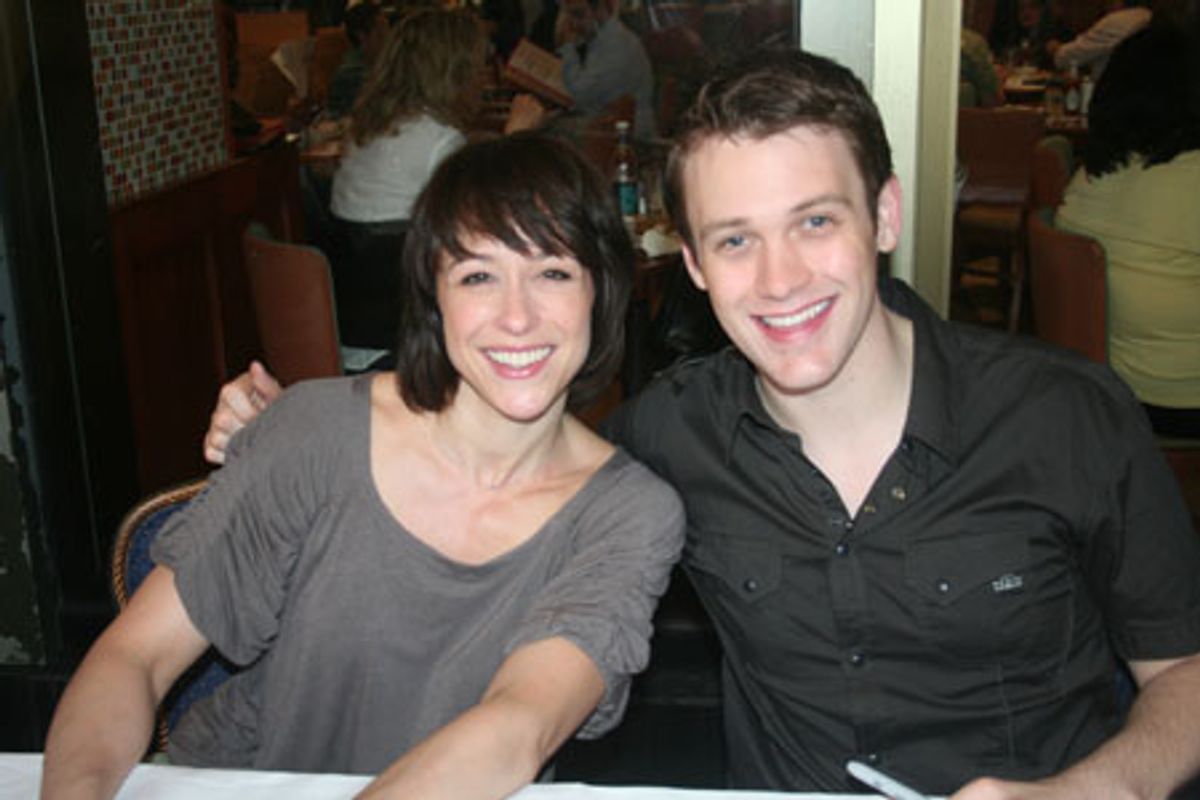 Paige Davis (Sweet Charity Tour) and Michael Arden (Fox TV's 'The Return of Jezebel James') at 